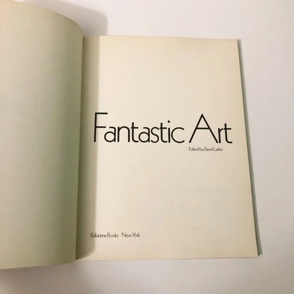 1973 Fantastic Art Edited by  David Larkin Ballantine 2nd Printing - Picture 10 of 16